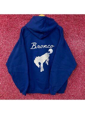 Junk Food Ford Bronco Classic Logo Pullover Hoodie XL